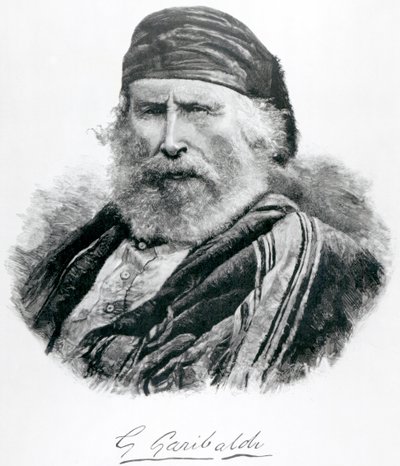 Portrait of Giuseppe Garibaldi by Italian School